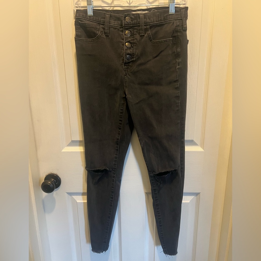 Madewell Women's Black High-Waisted Jeans